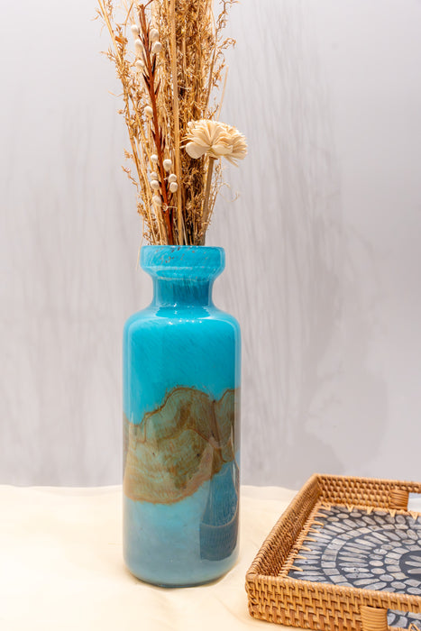 THE BLUE LAGOON VASE