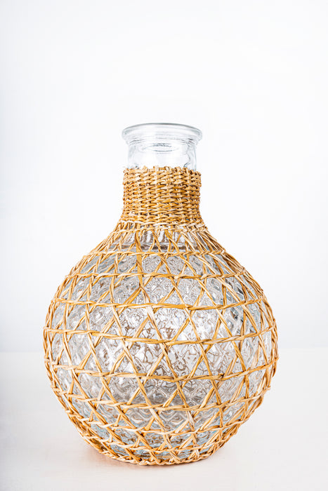 ROUND HEMP VASE