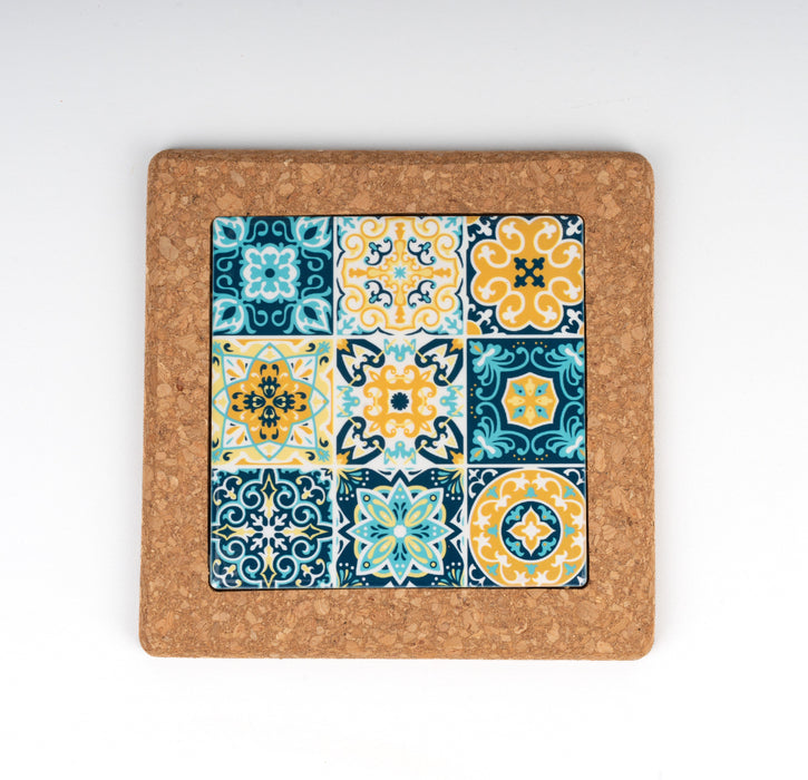 SQUARE CORK & PRINT COASTER