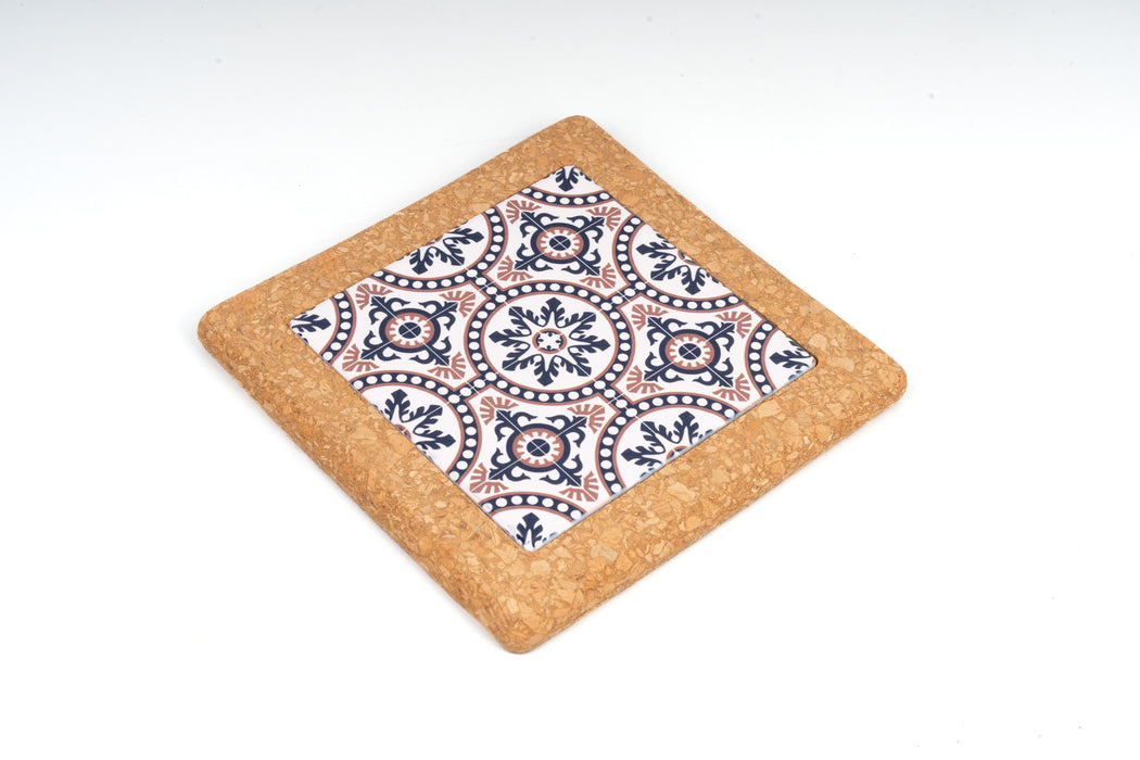 SQUARE CORK & PRINT COASTER