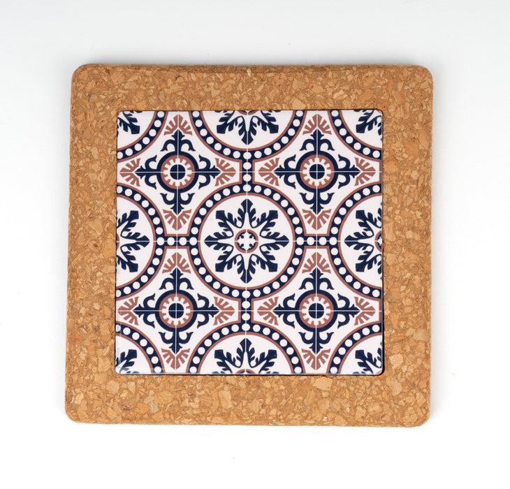 SQUARE CORK & PRINT COASTER