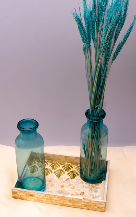 "OLD WINDOW" GLASS VASE