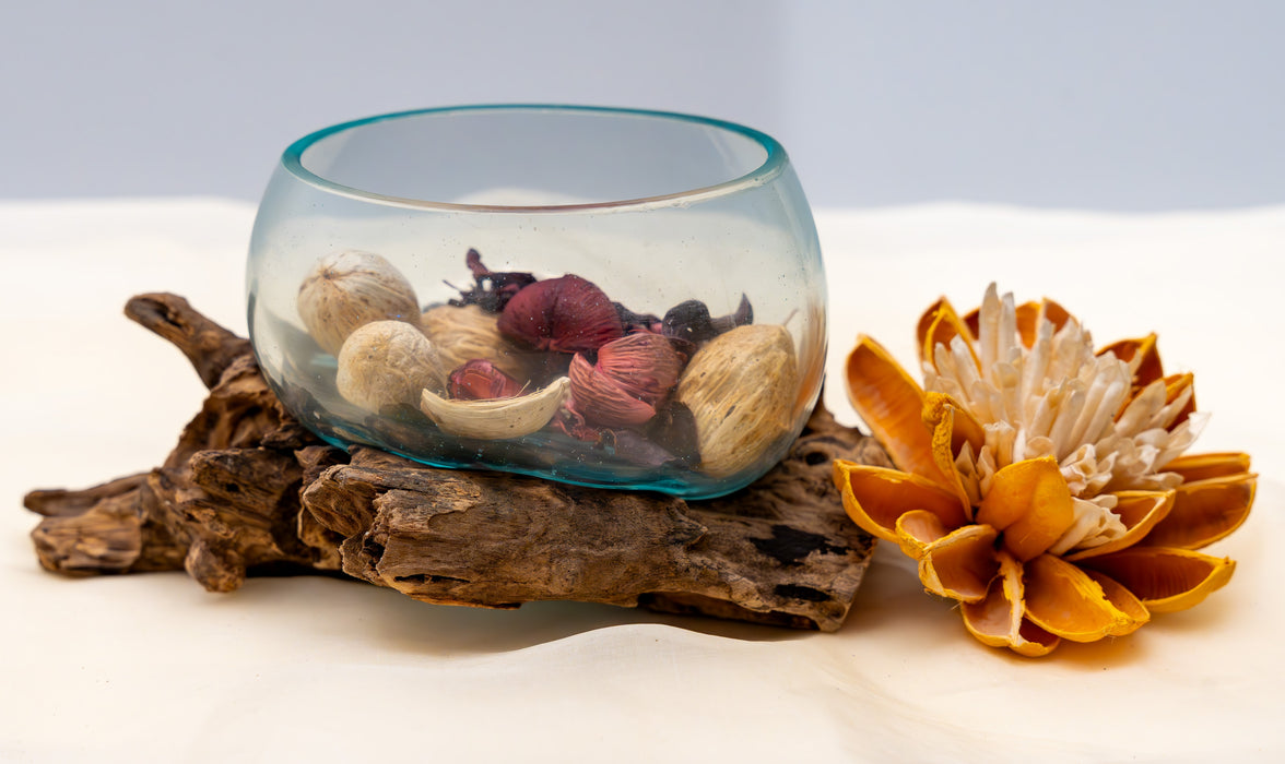 WOODLAND POTPOURRI BARK BOWL