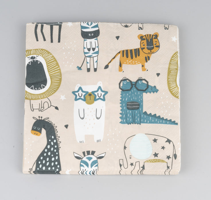 "ZOO ZEST" NAPKINS