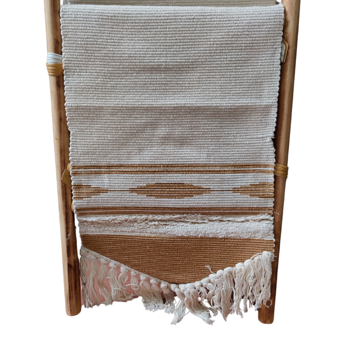 Beige and Cream Textured Runner